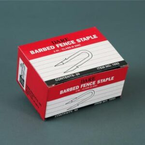 Dare Galvanized Barbed Staples 1-7/8" x 1 3/4" - 9 Gauge