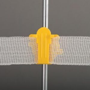 Dare Western Style Tape Insulator Fits 1/4"-9/16" Round Post Yellow