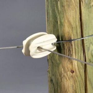 Dare Hi-Tensile Corner/End Insulator - White