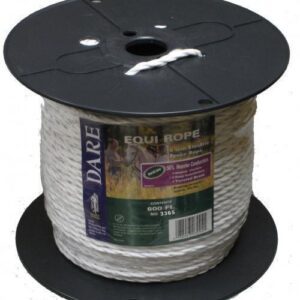 Dare 6mm Poly Twisted Rope x 600 Ft. White