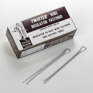 TWISTER (Cotter Pin) Wire Insulator Fastener - 50 PACK
