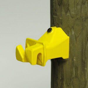 Dare SNUG Wood Post Insulator - Yellow