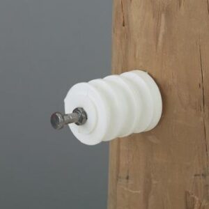 Dare Triple Groove Insulator W/Nail - White