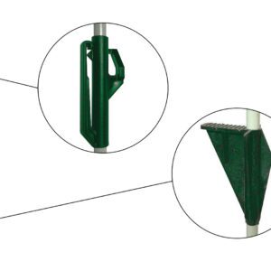 Dare Fiberglass Step-In Post W/ Green Insulators