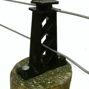 Dare SNUG Wood Post Tower Style Insulator - Black